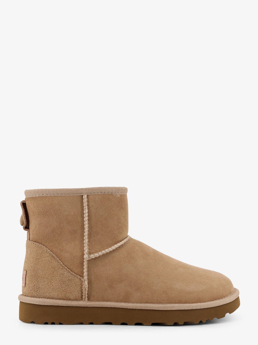 Ankle Boots Classic Mini Suede Beige