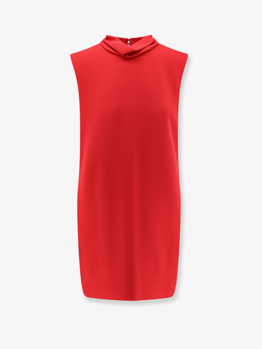 Mini Dress Cady Couture Red Silk