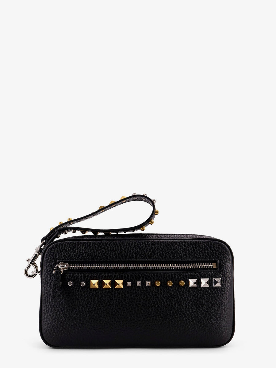 Leather Clutch Bag Black