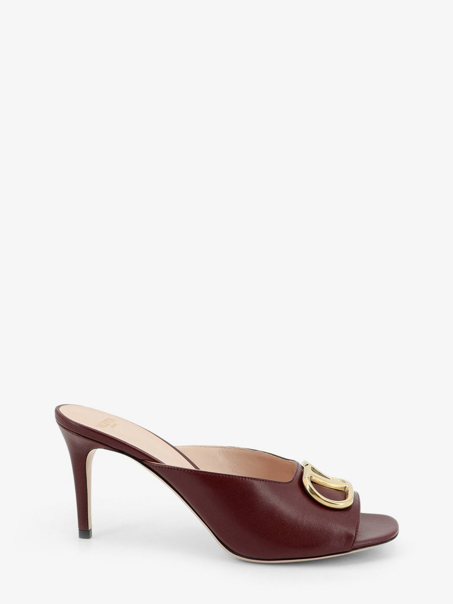 Sandals Vlogo Signature Brown Leather