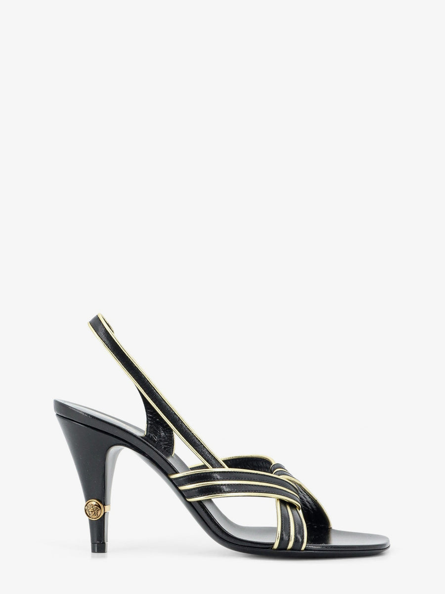 Sandals Gianni Black Leather