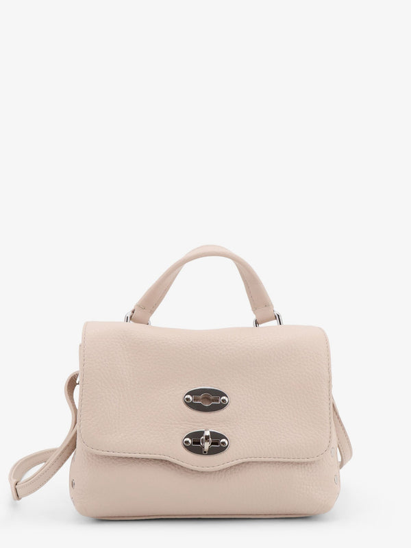 Shoulder Bag Postina Baby White Leather