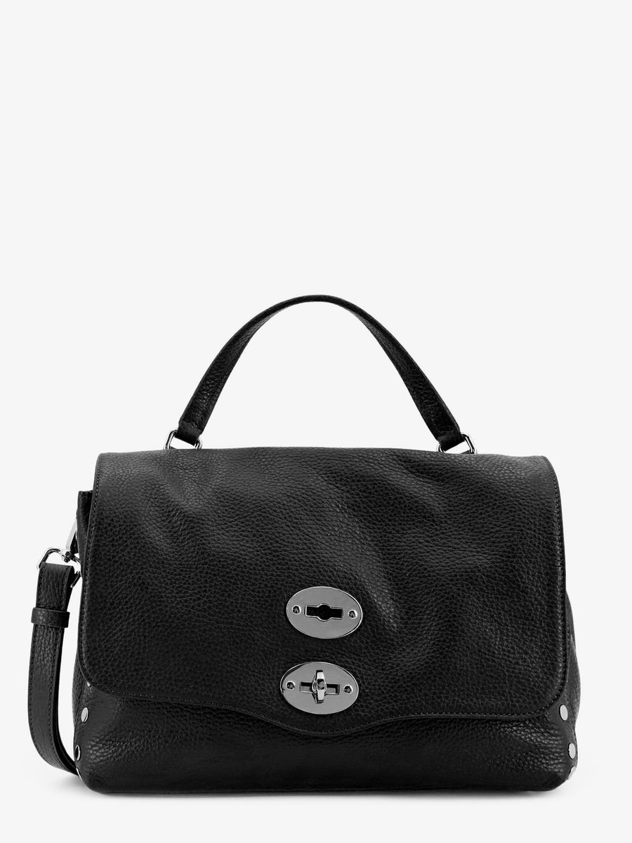 Crossbody Bag Postina S Black Leather Shoulder