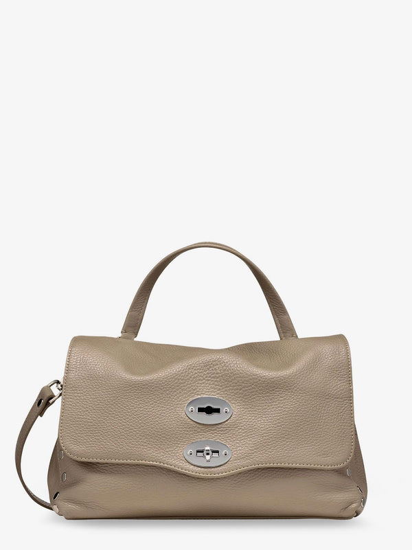 Crossbody Bag Postina S Beige Leather Shoulder