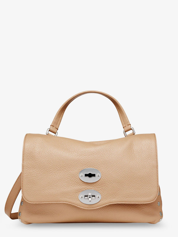Crossbody Bag Postina Daily Hammered Leather Brown Shoulder
