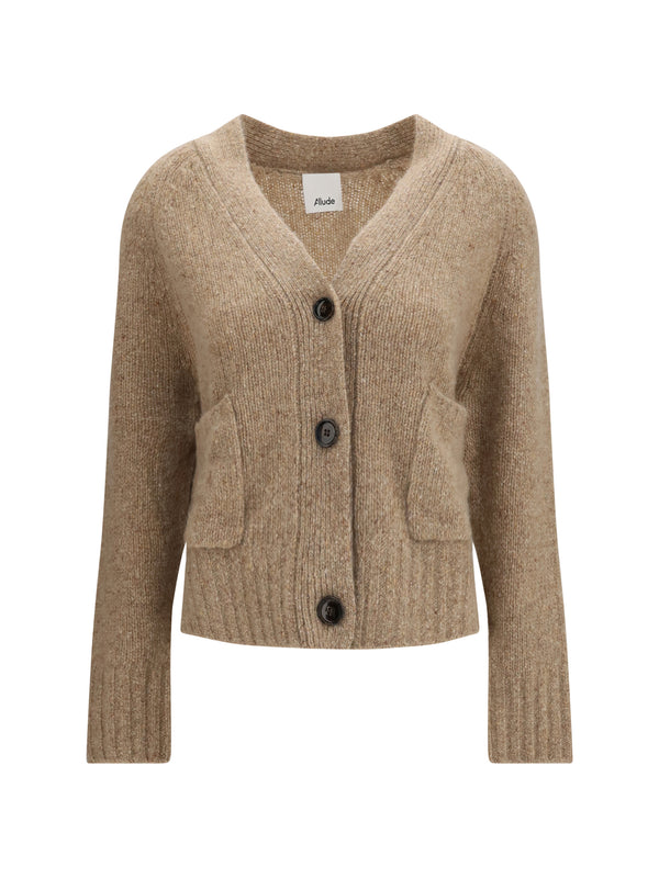 Cashmere V-Neck Cardigan 48 Kashmir/capra Hircus