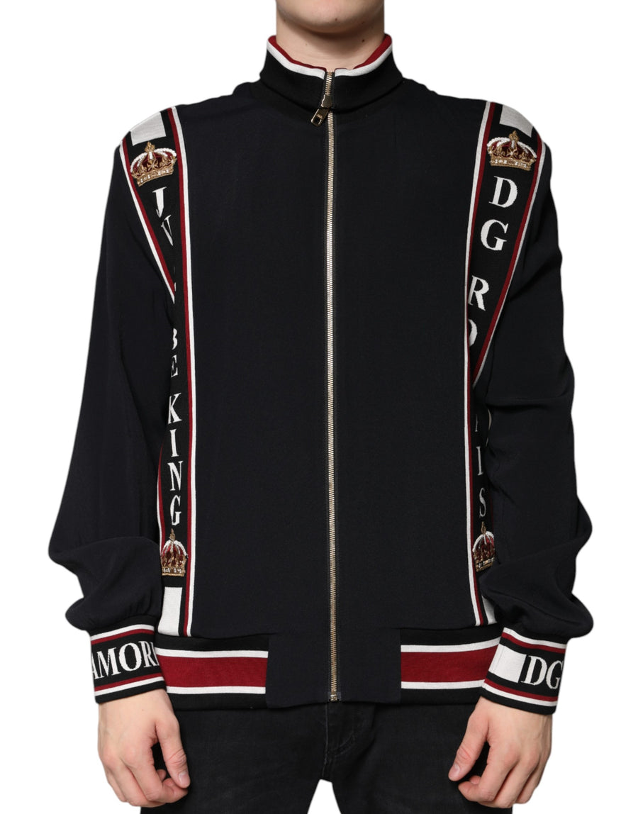 Dolce & Gabbana 97% Viscose sweatshirt in black