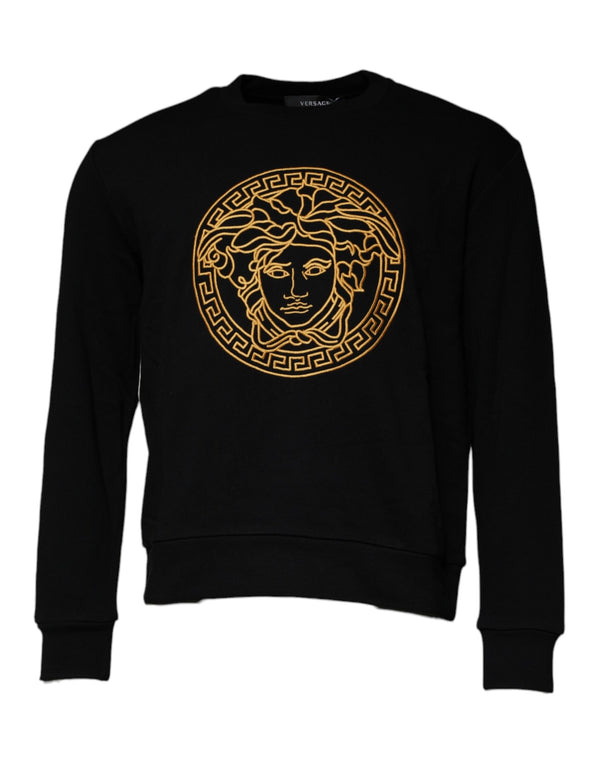 Versace 100% Cotton sweatshirt in black
