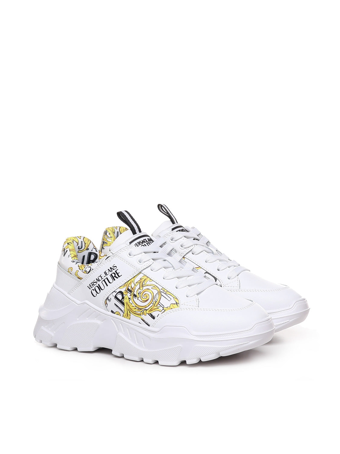 Versace Jeans Couture Sneakers White Calfskin
