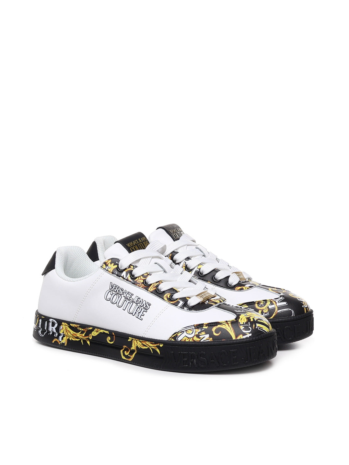 Versace Jeans Couture Sneakers White Calfskin