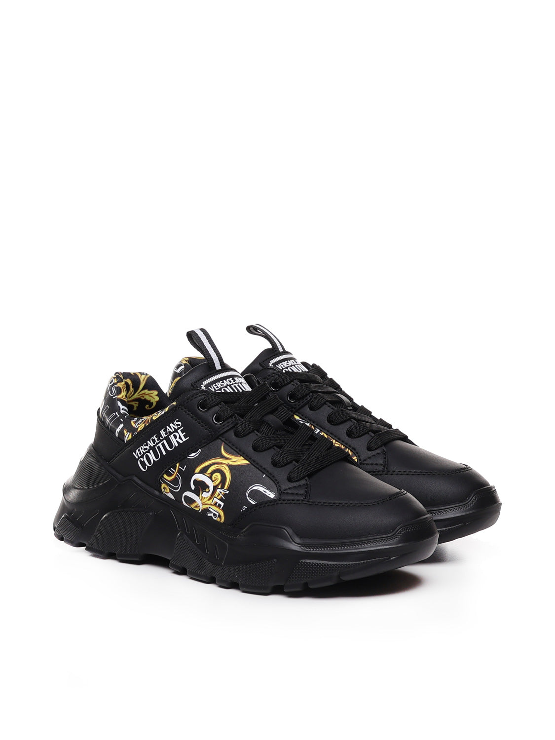 Versace Jeans Couture Sneakers Black Calfskin