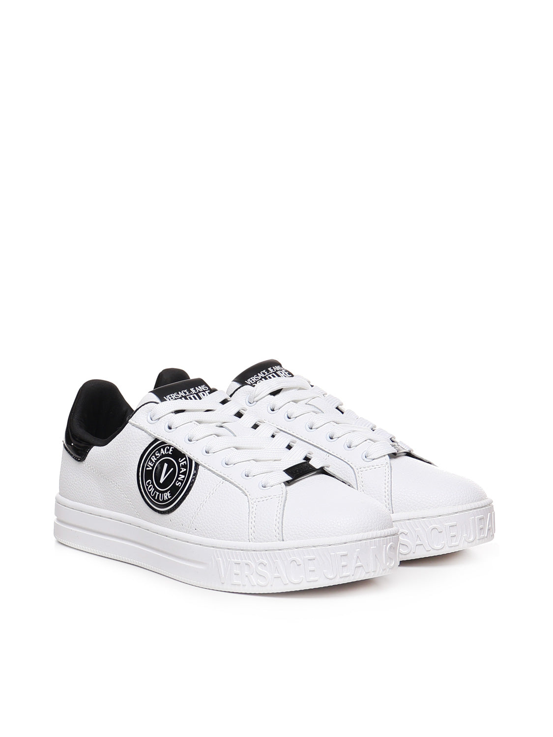 Versace Jeans Couture Sneakers White Calfskin