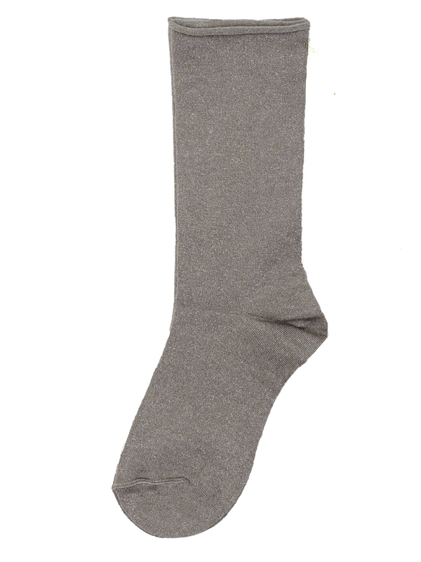 Brunello Cucinelli Womens Taupe Wool Silk Socks