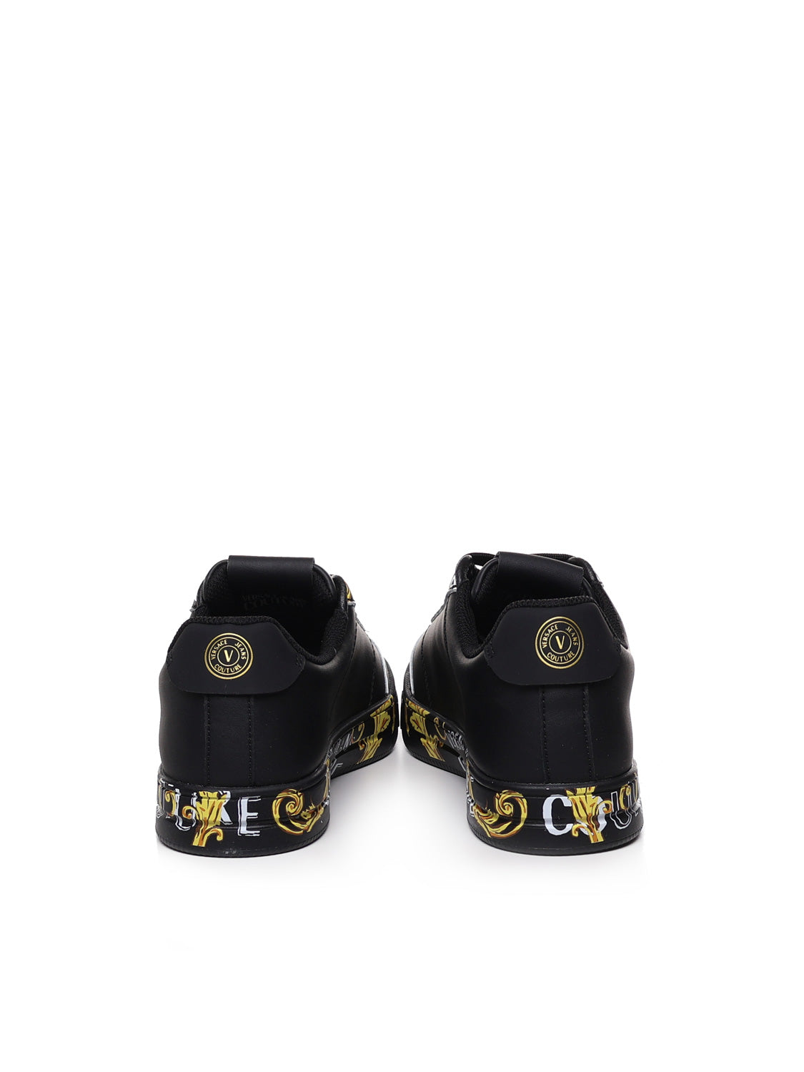Versace Jeans Couture Sneakers Black Calfskin