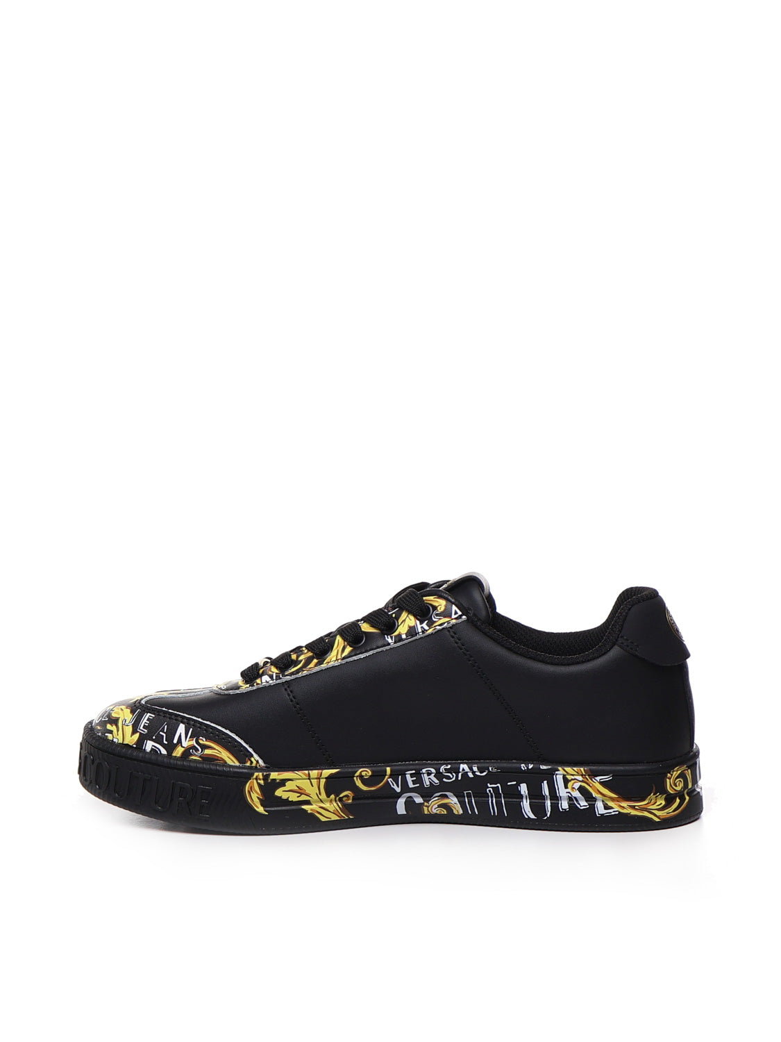Versace Jeans Couture Sneakers Black Calfskin