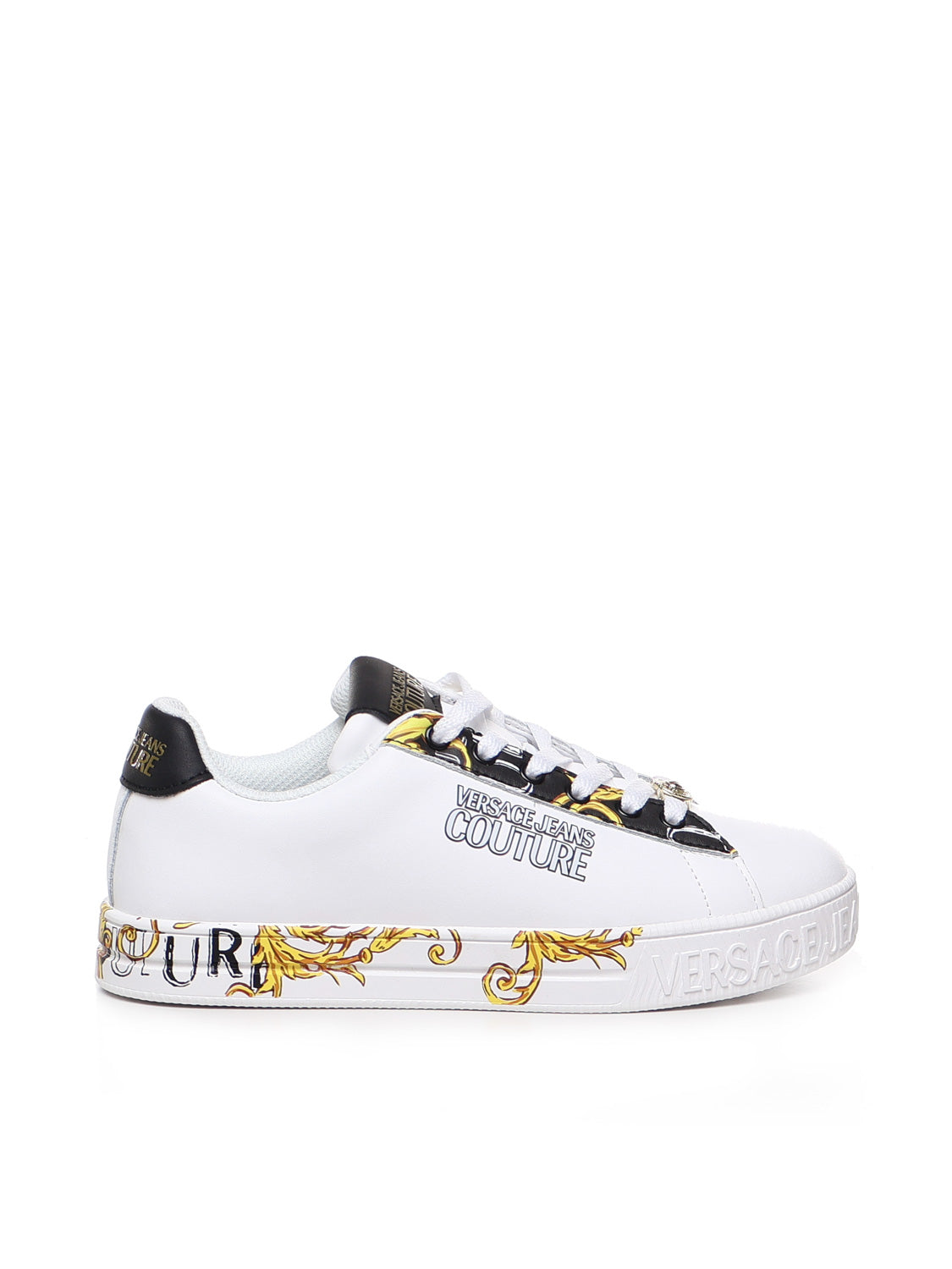 Versace Jeans Couture Sneakers White Calfskin