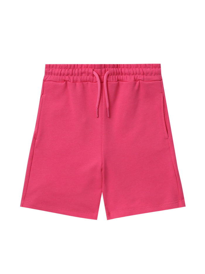Fleece Bermuda Junior Pink & Purple Cotton | Short