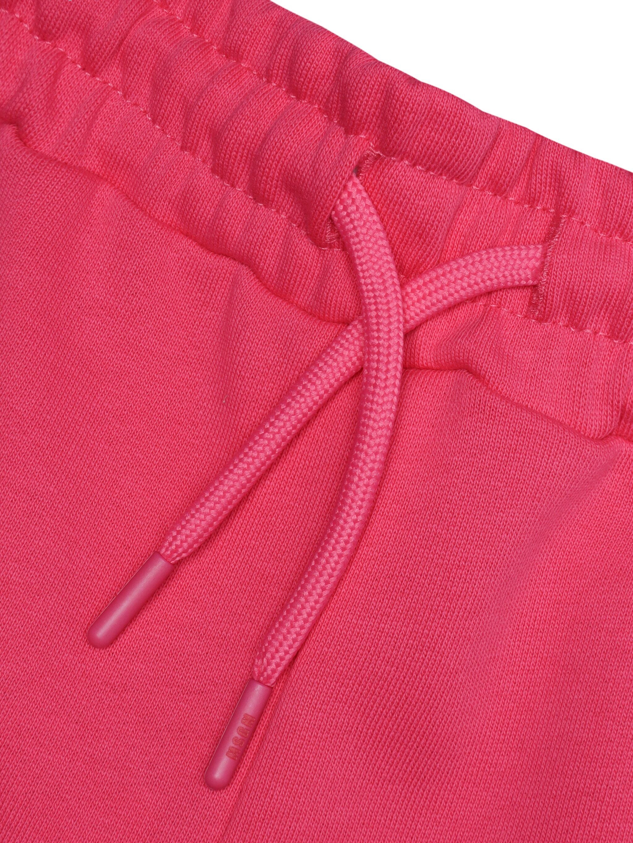 Fleece Bermuda Junior Pink & Purple Cotton | Short