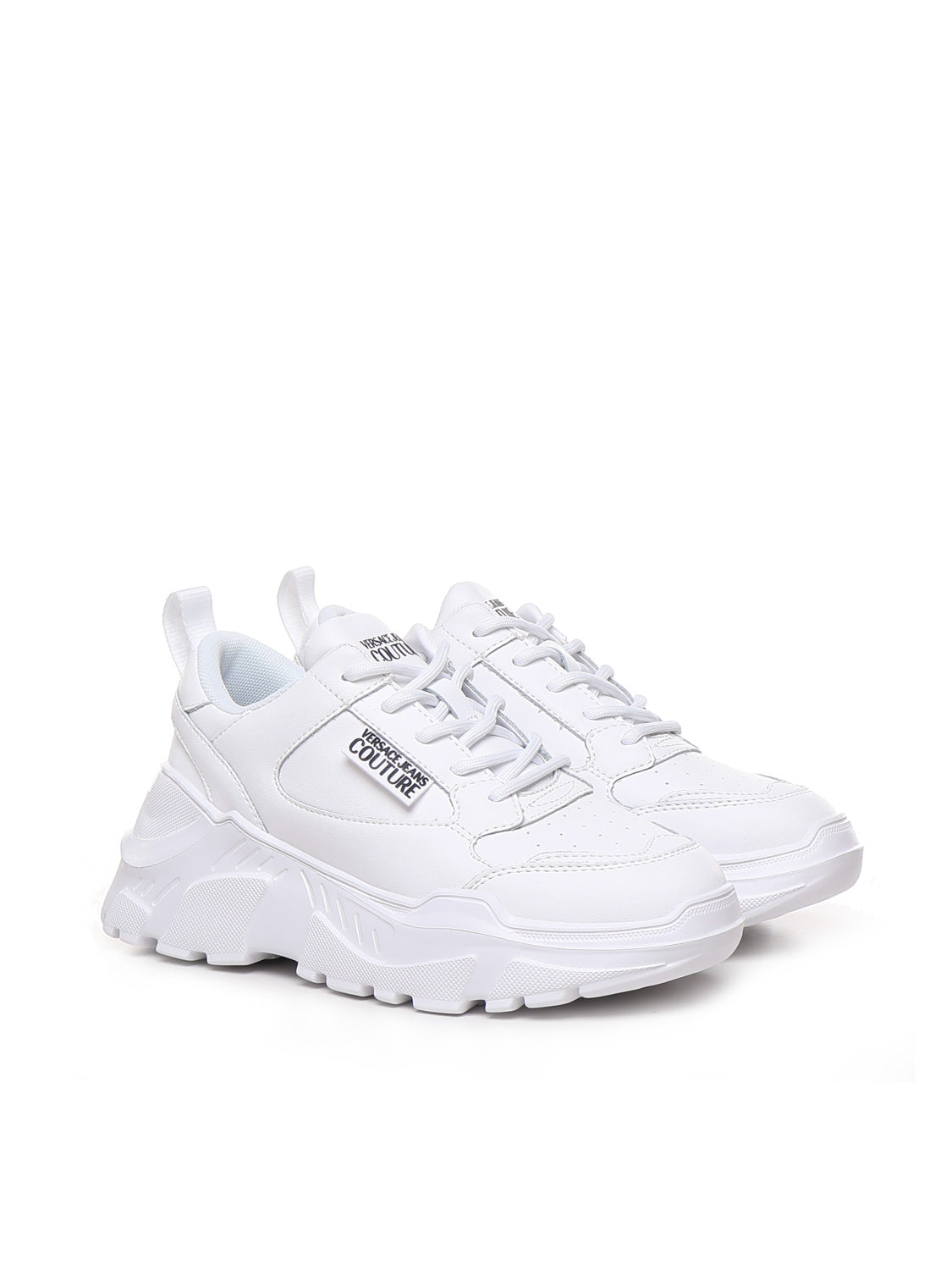 Versace Jeans Couture Sneakers White Calfskin
