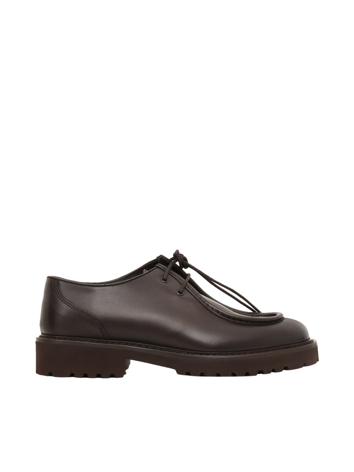 SHOES (GM) SHADE BROWN+BROWN SOLE Derby