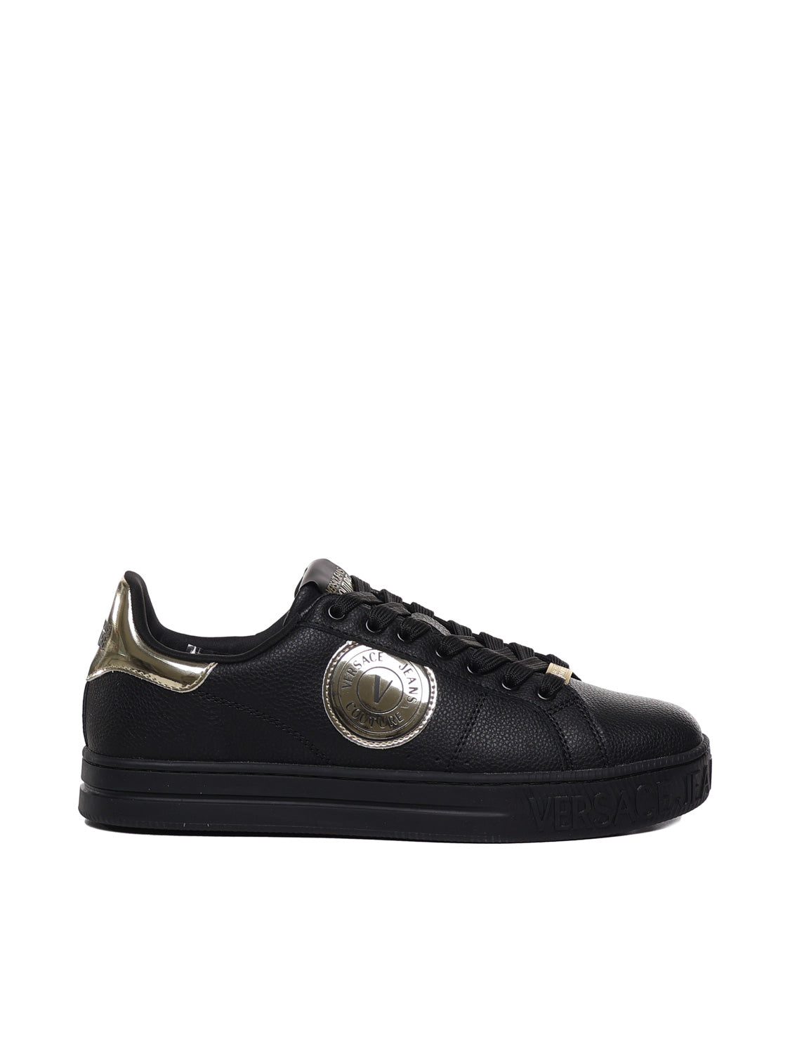 Versace Jeans Couture Sneakers Black Calfskin