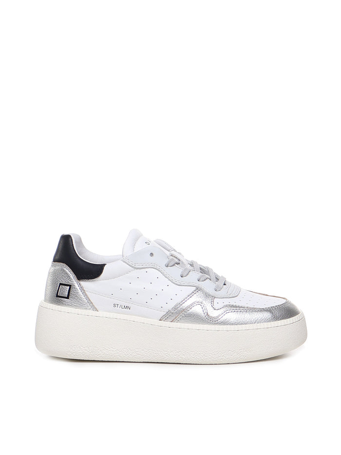 D.a.t.e. Sneakers White Calfskin