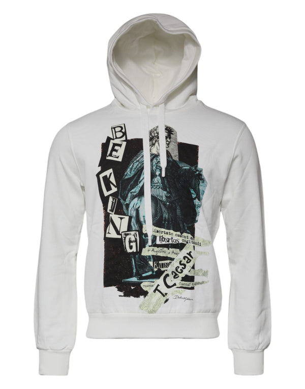 Dolce & Gabbana 100% Cotton hoodie in white