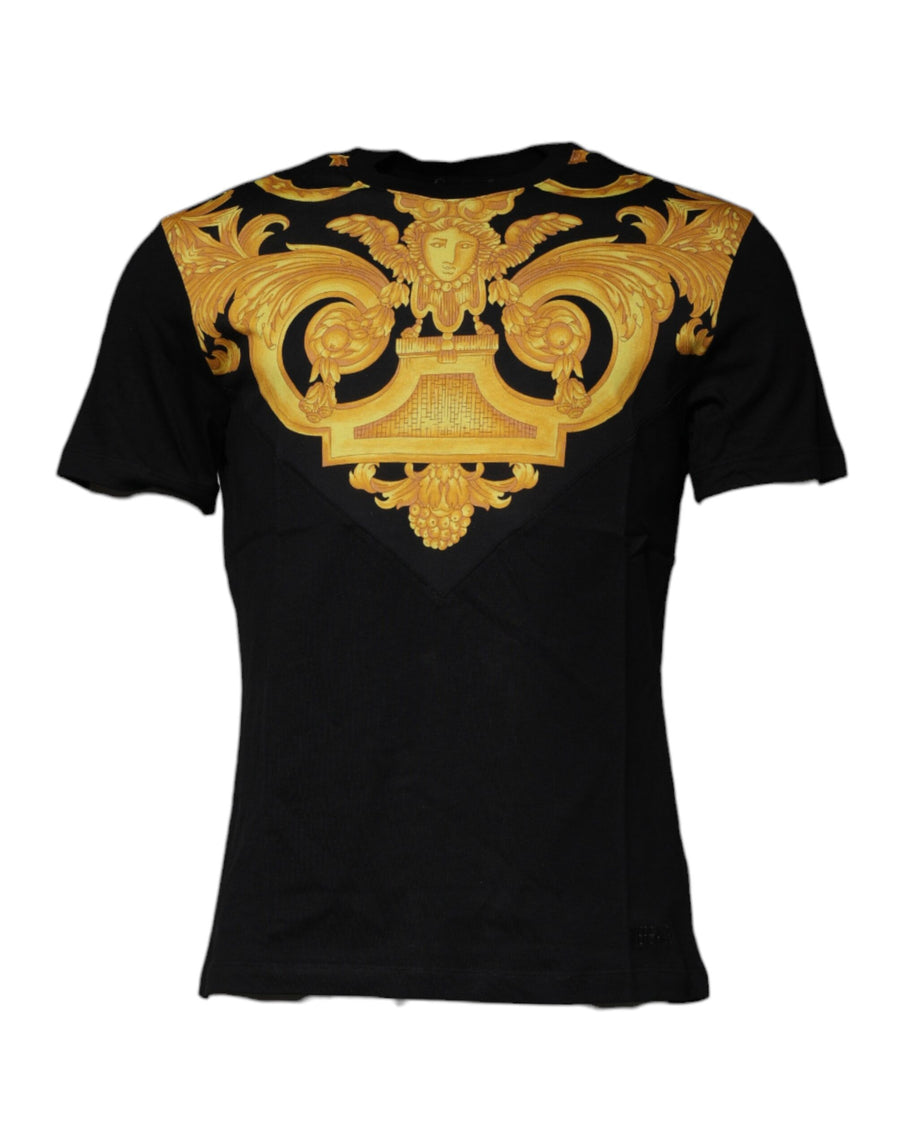 Versace 100% Cotton t-shirt in black