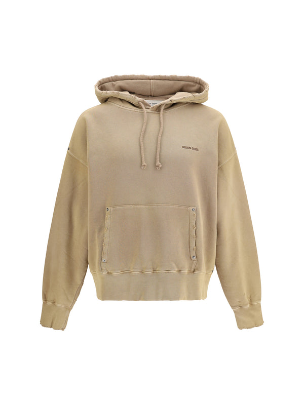 Hooded Sweatshirt Vintage Cartouche Cotton Sweatshirts
