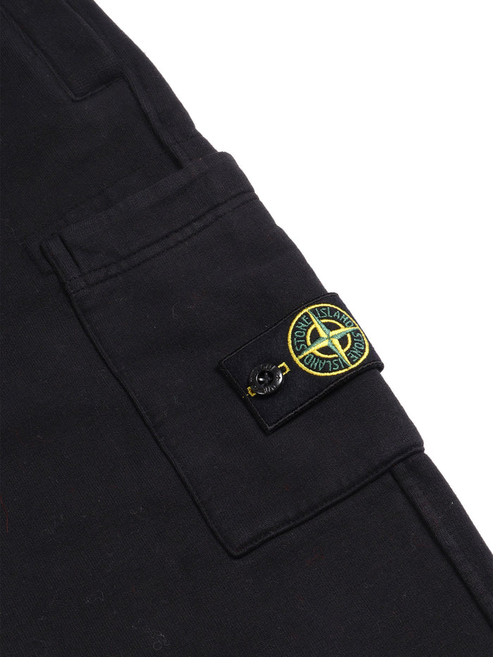 Sweatpants Black Cotton Trackpants