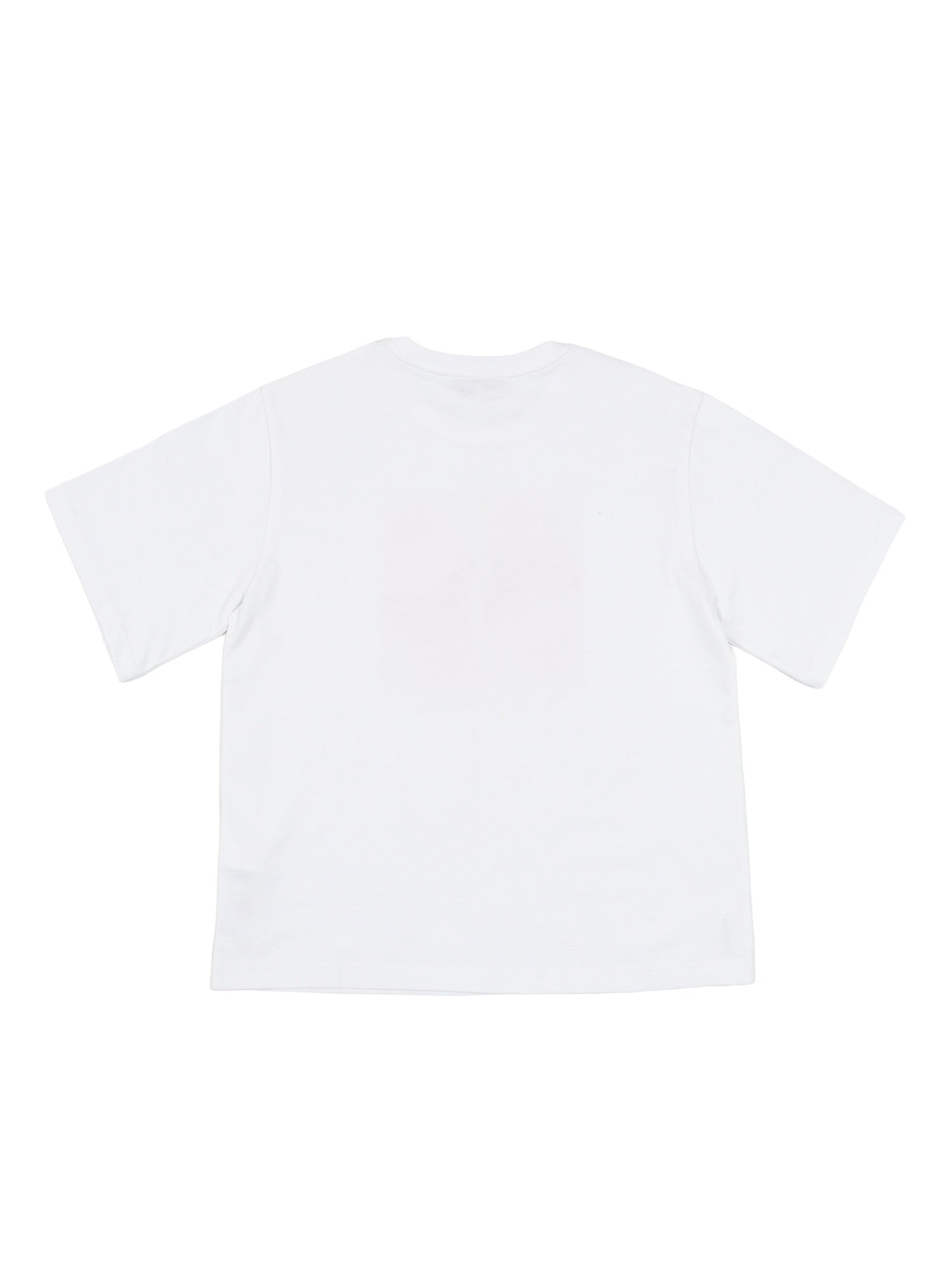 T-SHIRT White Cotton Fabric 2 Short Sleeves