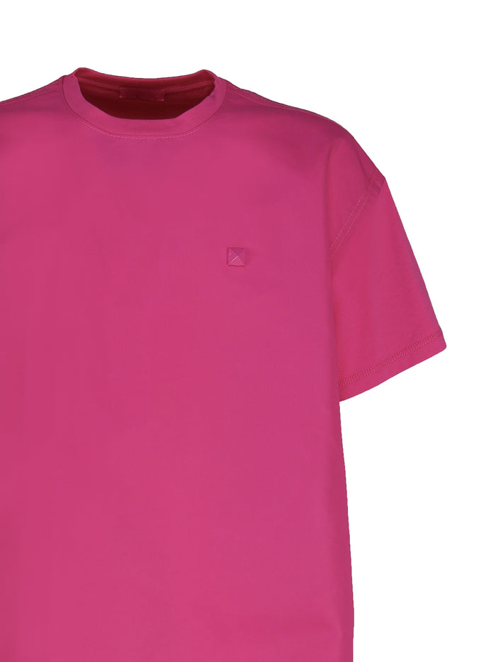 Valentino Garavani T-Shirts And Polos Pink Pp Cotton