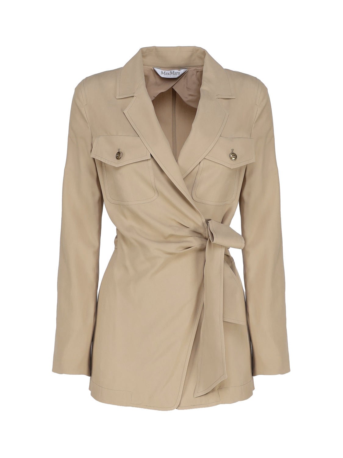 Max Mara Jackets Beige Silk