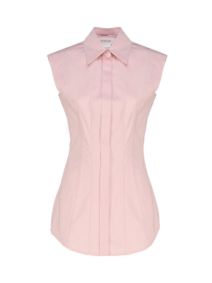 Max Mara Shirts Pink Cotton