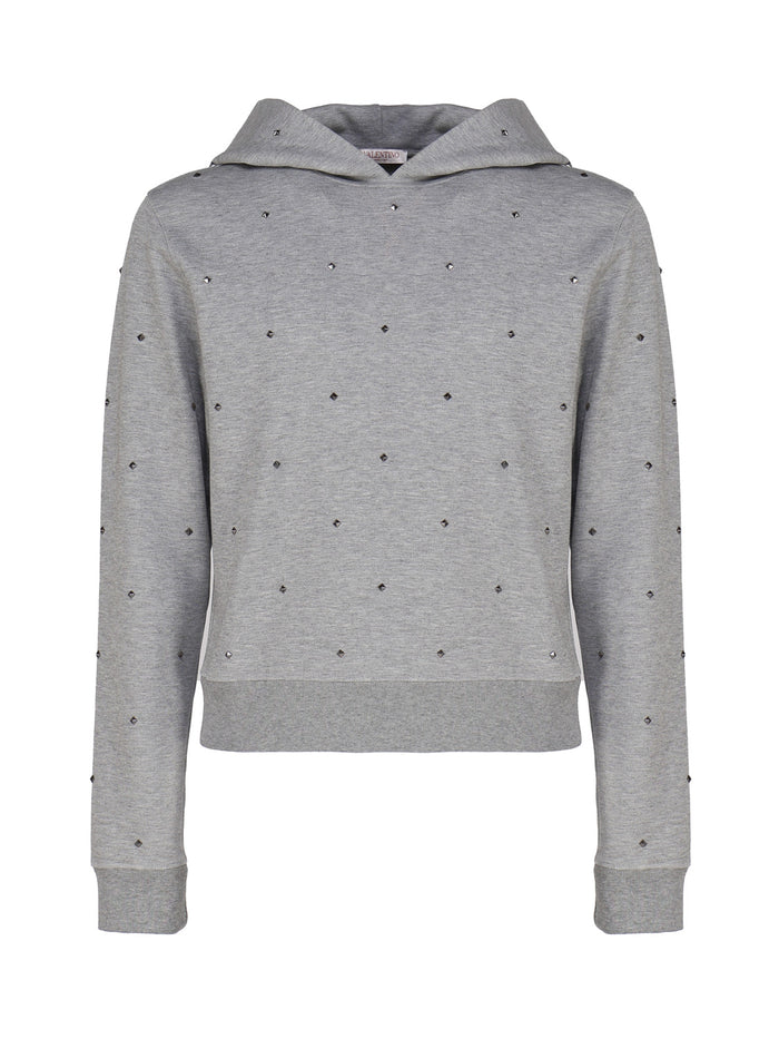 Valentino Garavani Sweaters Grey Cotton
