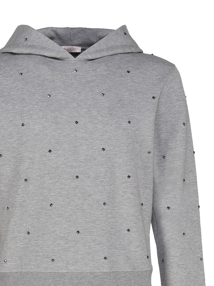 Valentino Garavani Sweaters Grey Cotton
