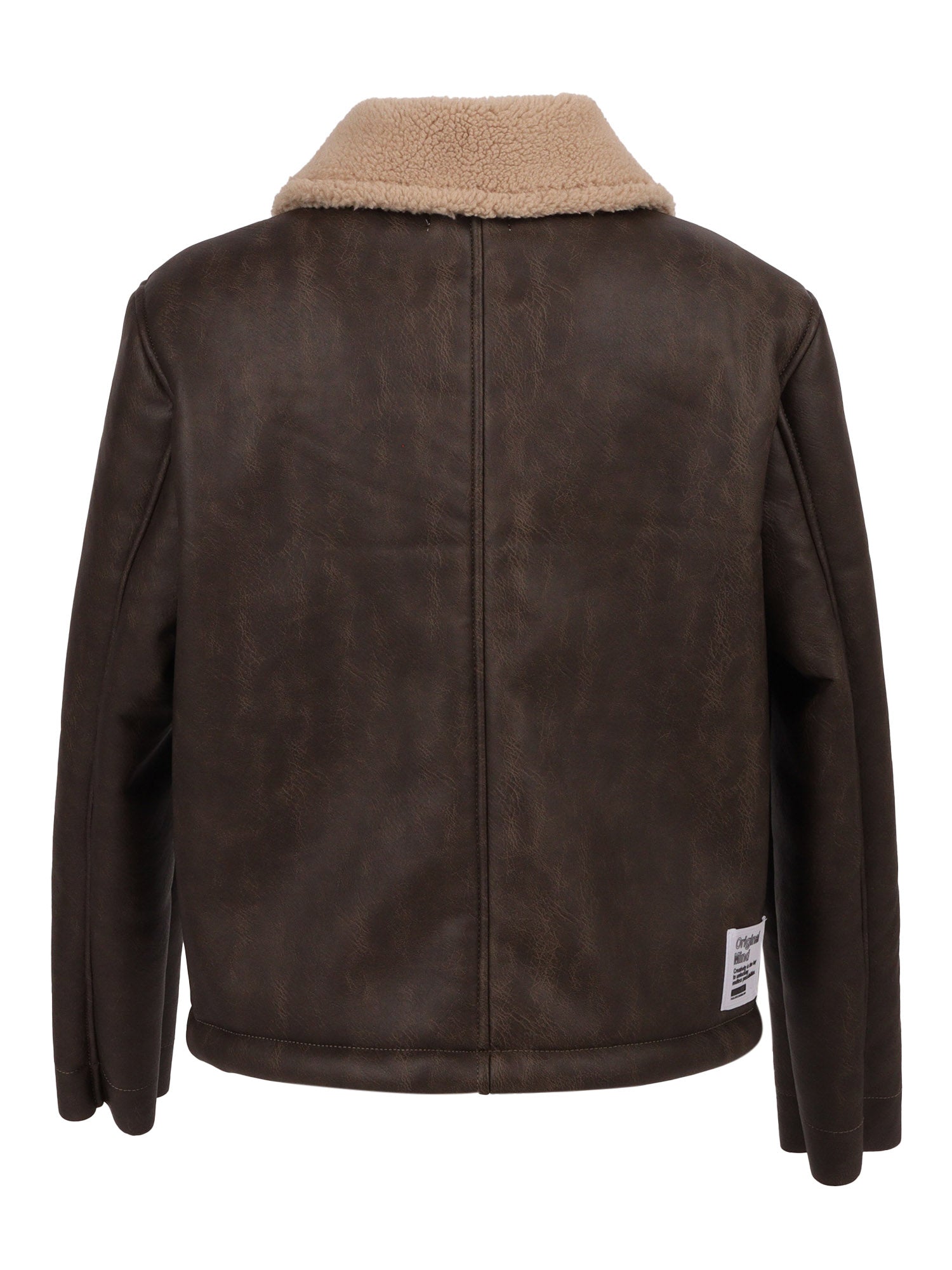 Jacket Brown Polyester Polyurethane Heavy