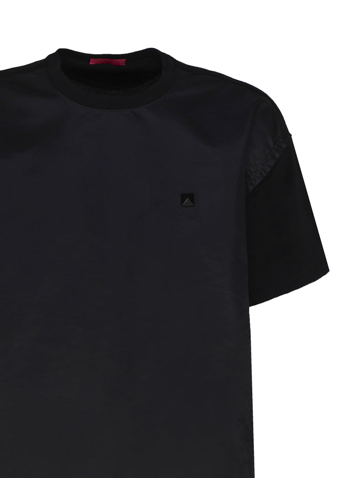 Valentino Garavani T-Shirts And Polos Black Cotton
