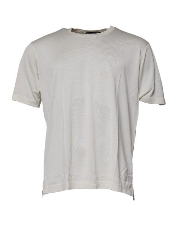 Dolce & Gabbana 60% Silk t-shirt in white