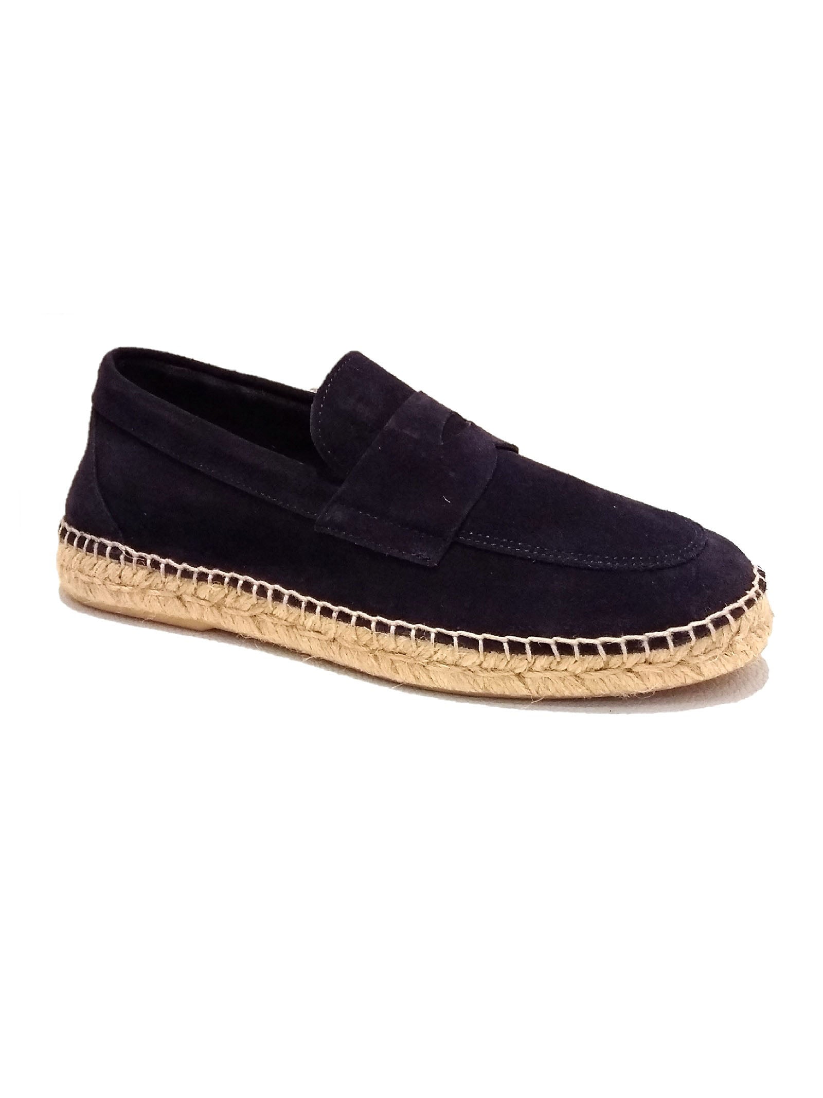 Serraje Hombre Blue Suede Cotton Shoe