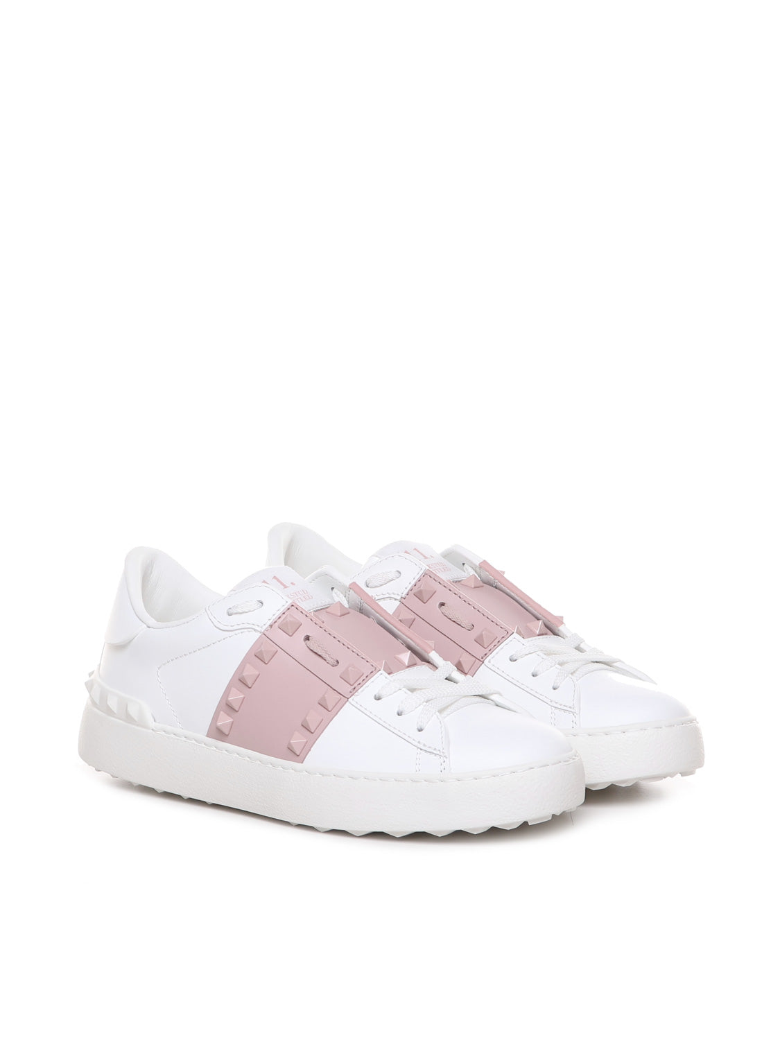 Valentino Garavani Sneakers White/english Rose Calfskin