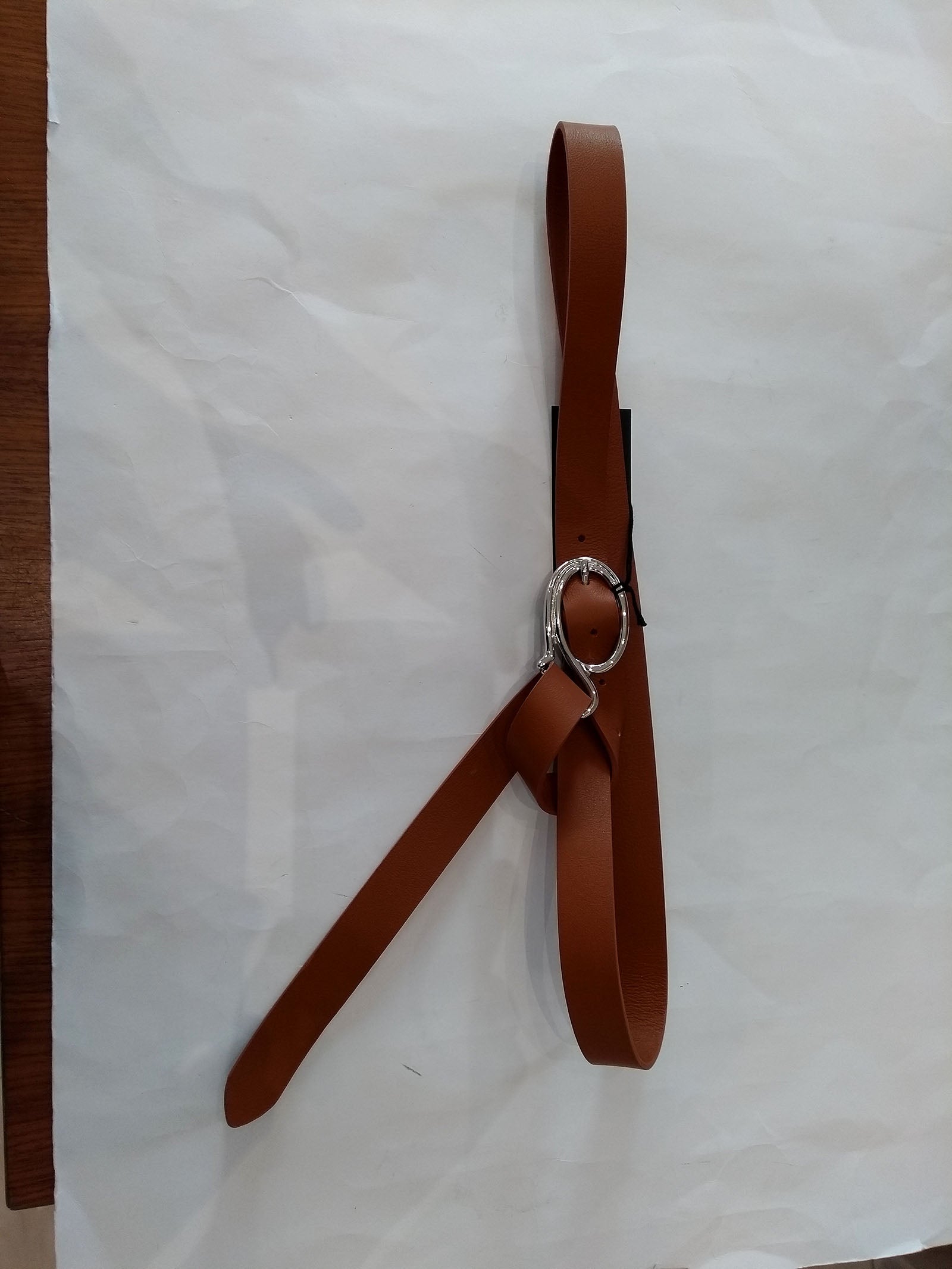 Nodo Brown Calf Leather Belt
