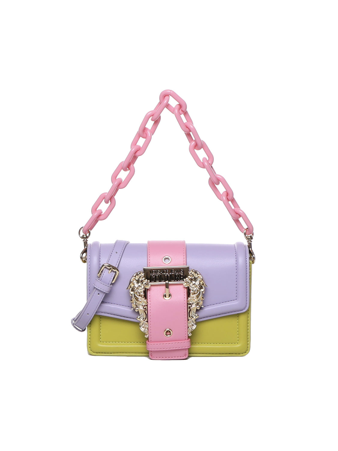 Versace Jeans Couture Bags Lilac, Pink, Lime Eco Leather
