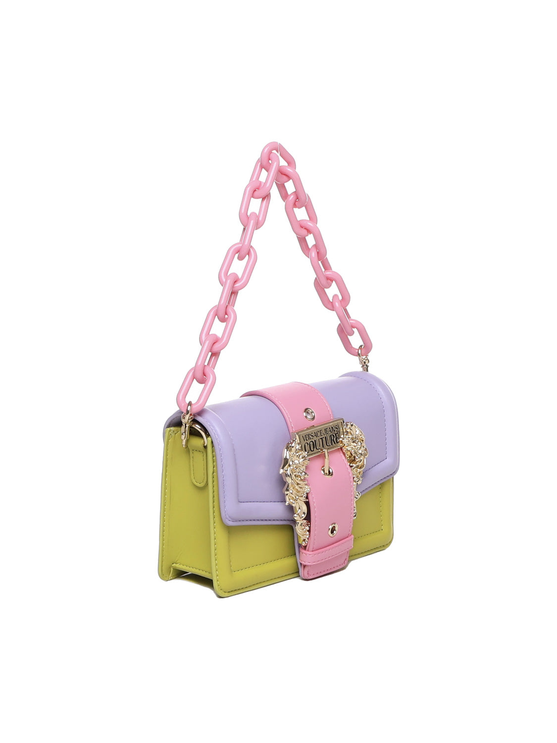 Versace Jeans Couture Bags Lilac, Pink, Lime Eco Leather