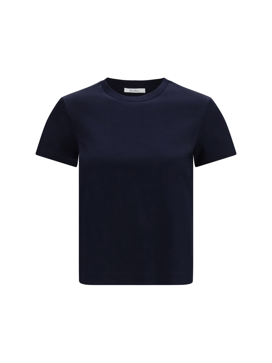 Max Mara Pure 100% cotton t-shirt in navy