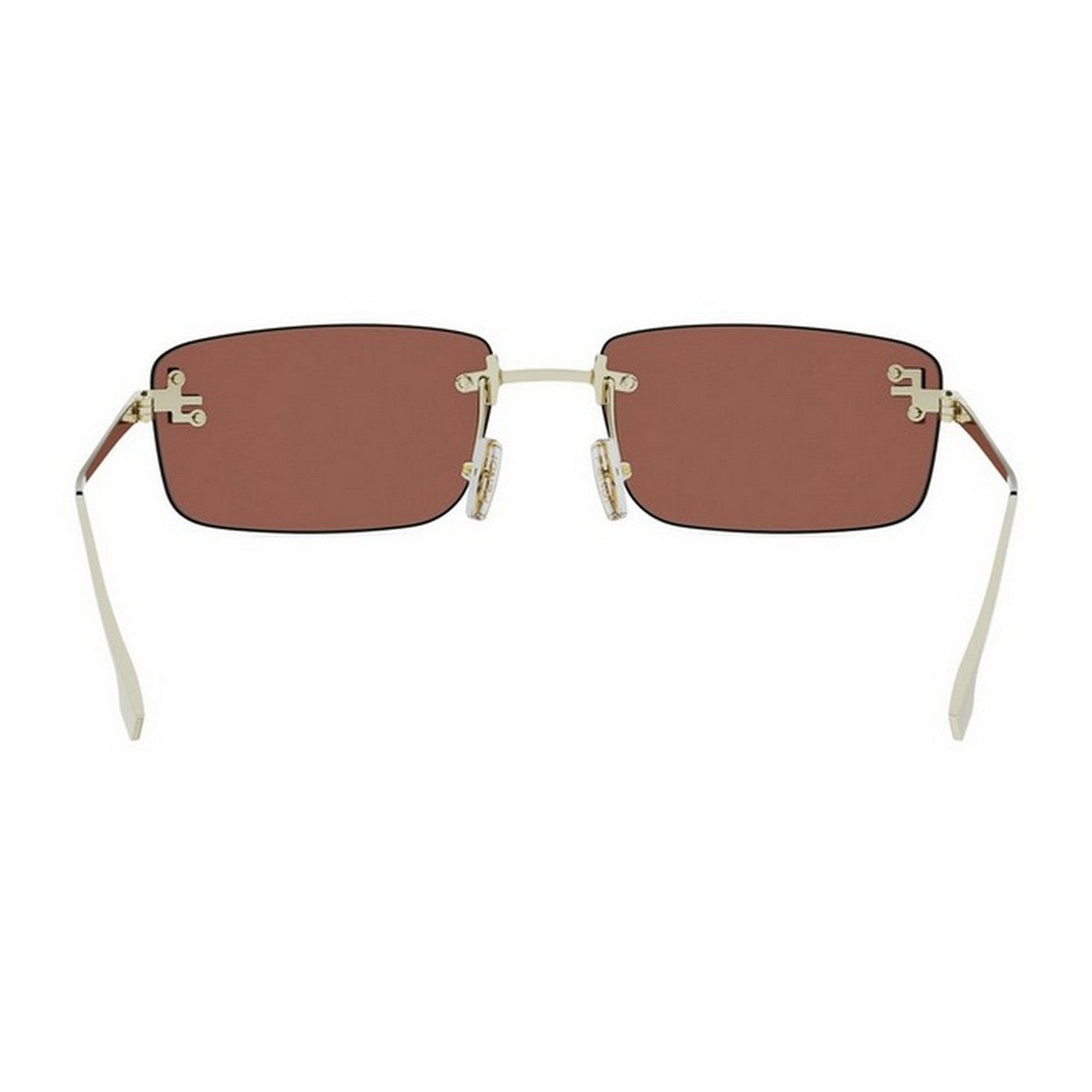 Fendi First Crystal Gold Metallo Sunglasses