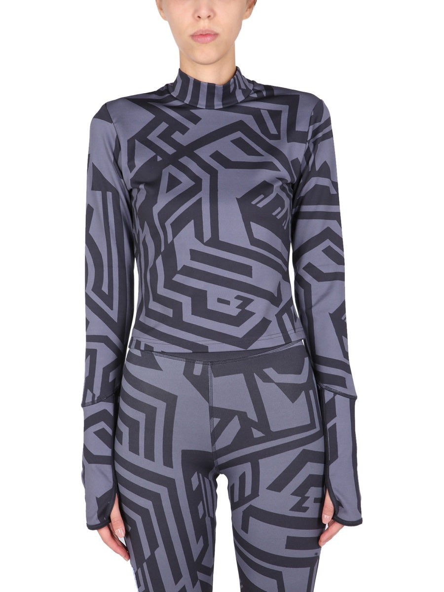 Dazzelle T-Shirt Black Dazzle Print Cotton Jersey T-shirts