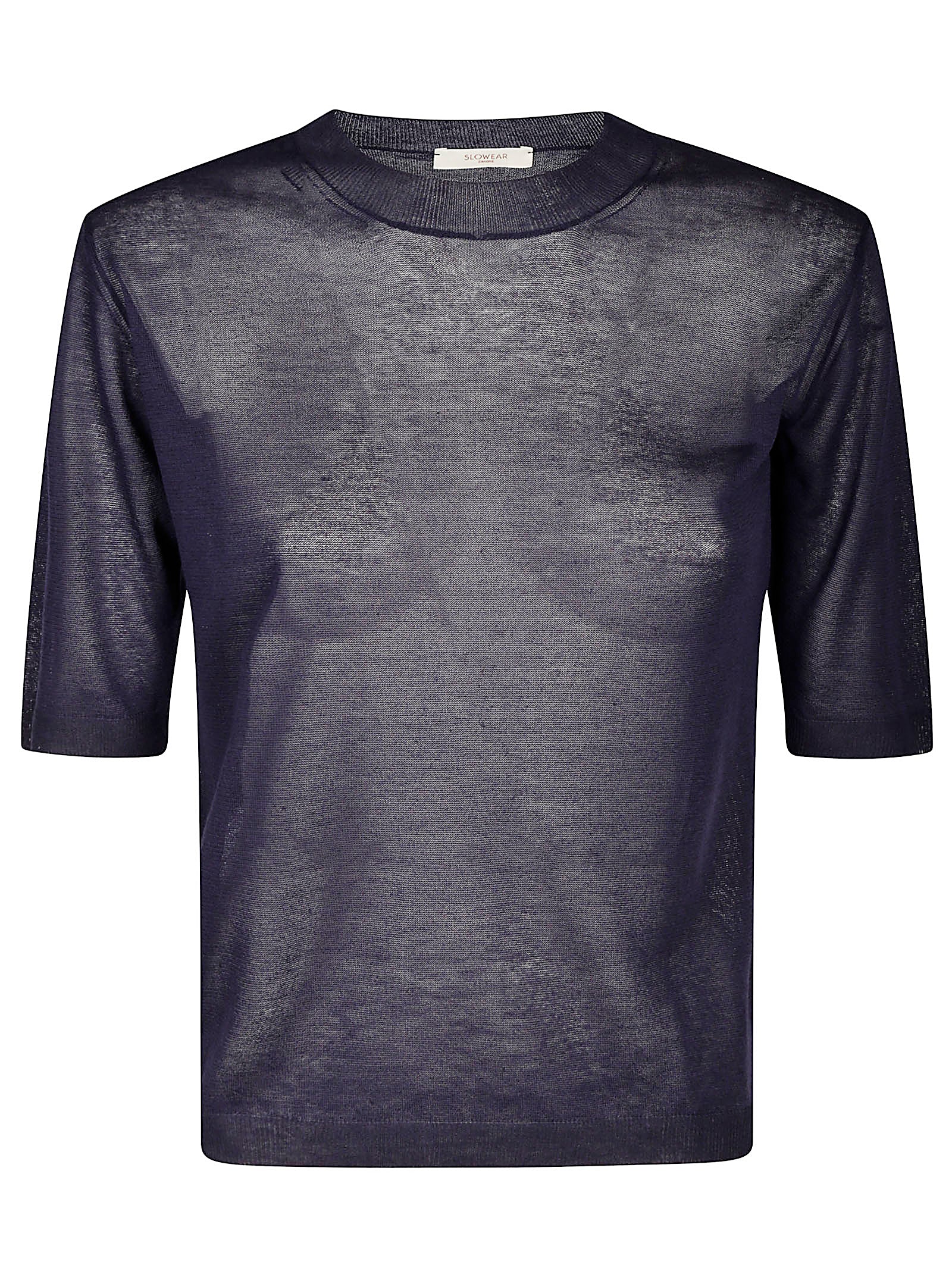 Giro Ss Blue Viscose Polyester Sweater