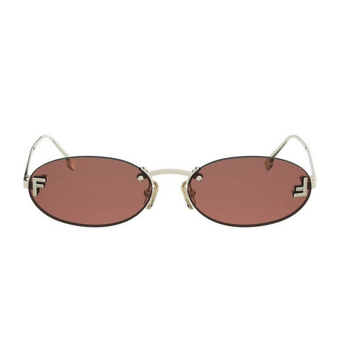 Fendi First Crystal Gold Metallo Sunglasses