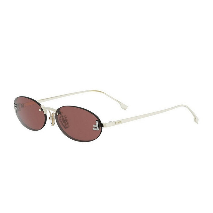Fendi First Crystal Gold Metallo Sunglasses